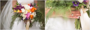 Bold wedding flowers