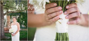 Bridal bouquet locket